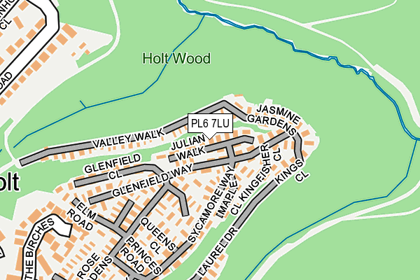 PL6 7LU map - OS OpenMap – Local (Ordnance Survey)