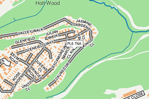 PL6 7NA map - OS OpenMap – Local (Ordnance Survey)