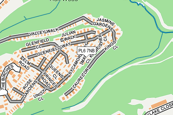 PL6 7NB map - OS OpenMap – Local (Ordnance Survey)