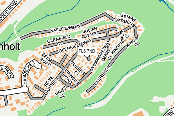 PL6 7ND map - OS OpenMap – Local (Ordnance Survey)