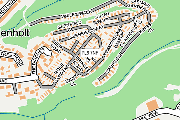 PL6 7NF map - OS OpenMap – Local (Ordnance Survey)