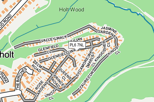 PL6 7NL map - OS OpenMap – Local (Ordnance Survey)