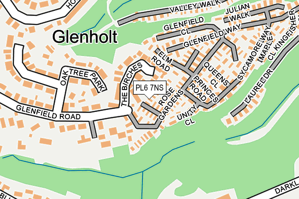 PL6 7NS map - OS OpenMap – Local (Ordnance Survey)