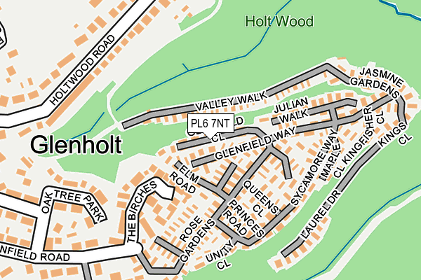PL6 7NT map - OS OpenMap – Local (Ordnance Survey)
