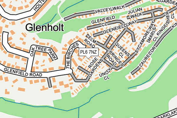 PL6 7NZ map - OS OpenMap – Local (Ordnance Survey)