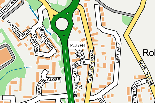 PL6 7PH map - OS OpenMap – Local (Ordnance Survey)