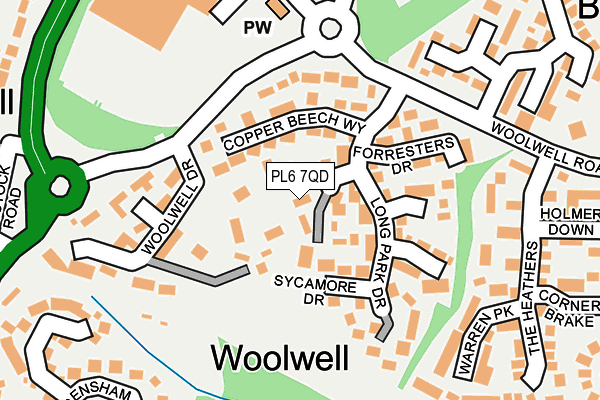 PL6 7QD map - OS OpenMap – Local (Ordnance Survey)