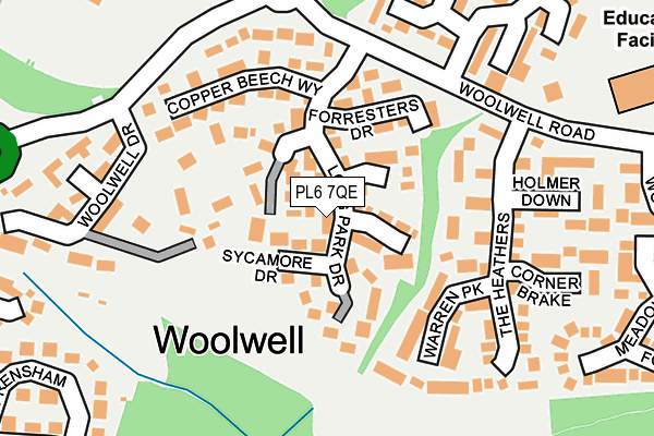 PL6 7QE map - OS OpenMap – Local (Ordnance Survey)