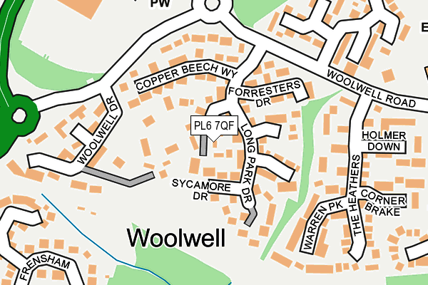 PL6 7QF map - OS OpenMap – Local (Ordnance Survey)