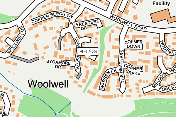 PL6 7QG map - OS OpenMap – Local (Ordnance Survey)