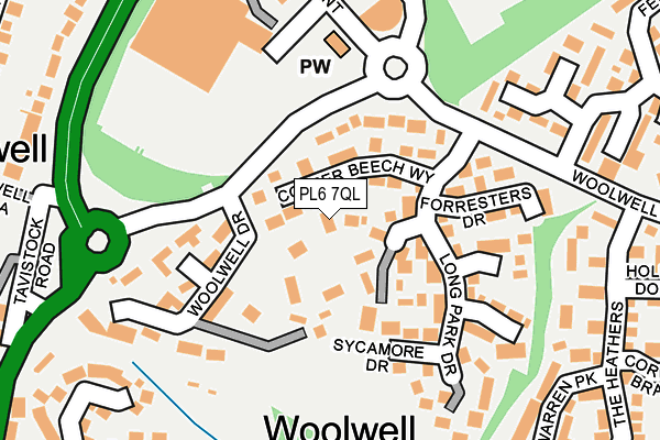 PL6 7QL map - OS OpenMap – Local (Ordnance Survey)