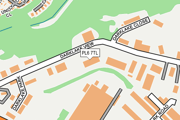 PL6 7TL map - OS OpenMap – Local (Ordnance Survey)