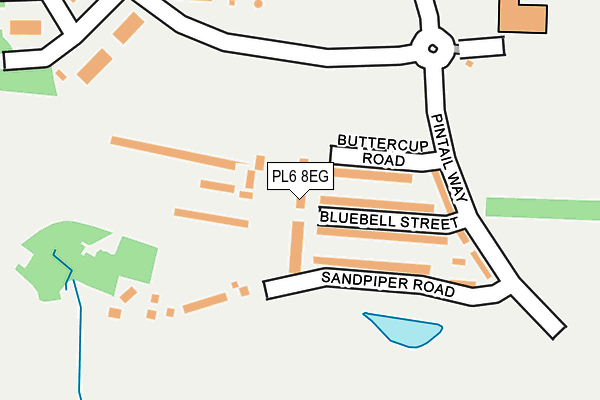 PL6 8EG map - OS OpenMap – Local (Ordnance Survey)