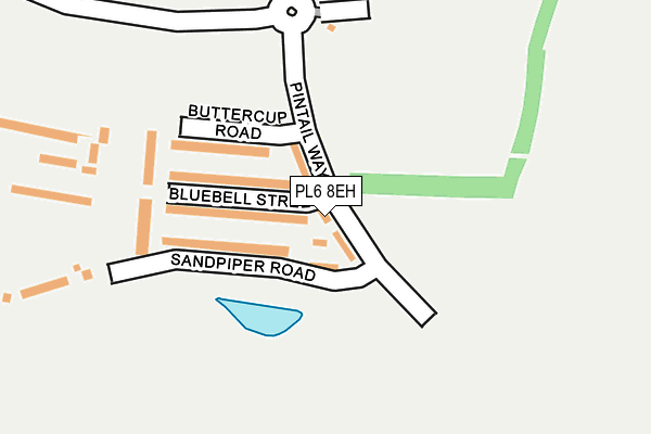 PL6 8EH map - OS OpenMap – Local (Ordnance Survey)