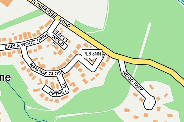 PL6 8NN map - OS OpenMap – Local (Ordnance Survey)