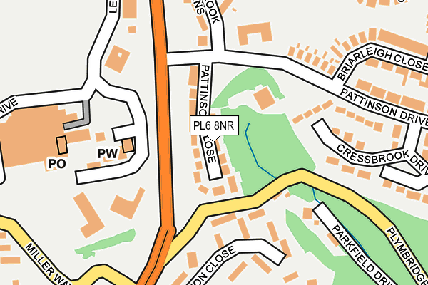 PL6 8NR map - OS OpenMap – Local (Ordnance Survey)