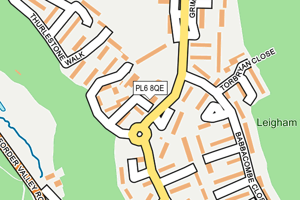 PL6 8QE map - OS OpenMap – Local (Ordnance Survey)