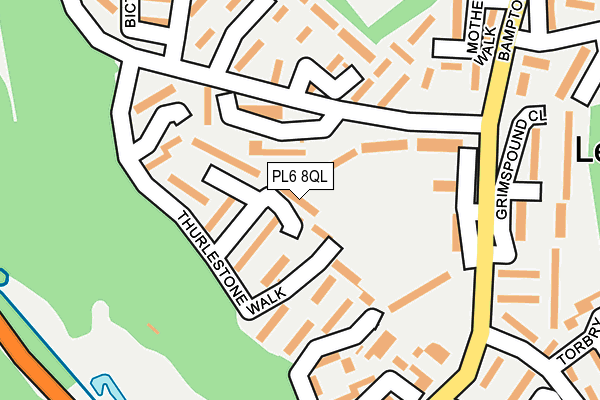 PL6 8QL map - OS OpenMap – Local (Ordnance Survey)