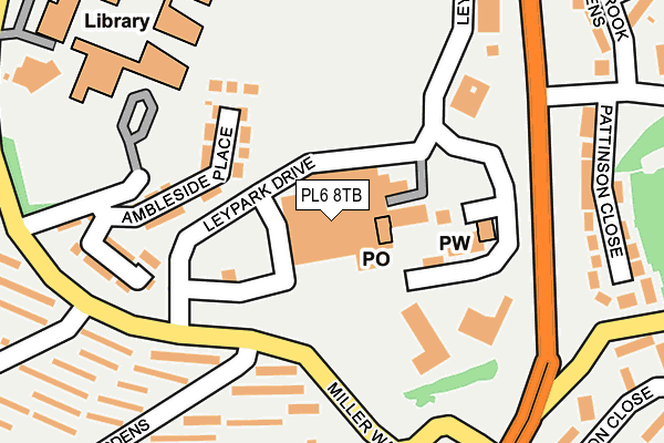 PL6 8TB map - OS OpenMap – Local (Ordnance Survey)