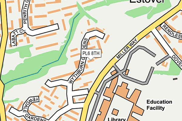 PL6 8TH map - OS OpenMap – Local (Ordnance Survey)