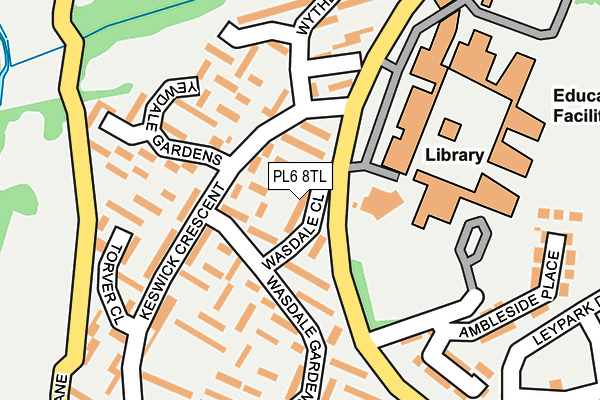PL6 8TL map - OS OpenMap – Local (Ordnance Survey)