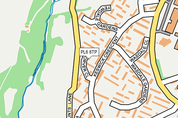 PL6 8TP map - OS OpenMap – Local (Ordnance Survey)