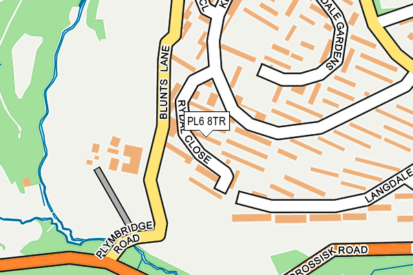 PL6 8TR map - OS OpenMap – Local (Ordnance Survey)