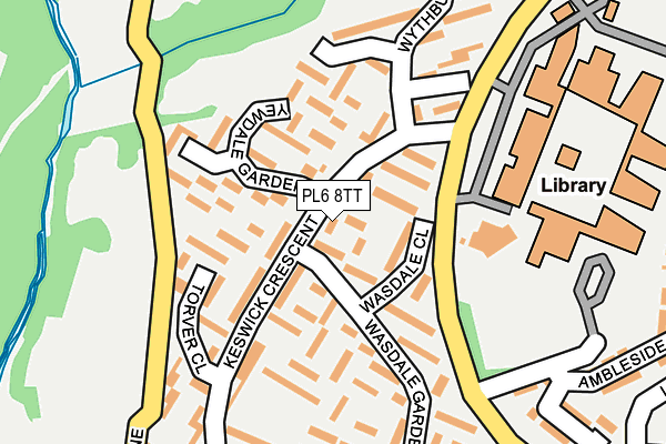 PL6 8TT map - OS OpenMap – Local (Ordnance Survey)