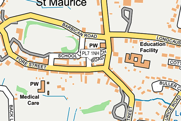 PL7 1NH map - OS OpenMap – Local (Ordnance Survey)