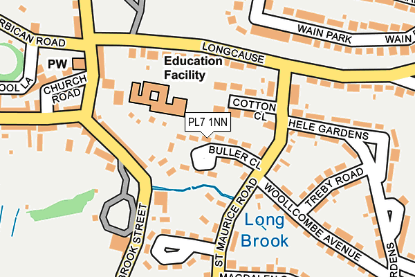 PL7 1NN map - OS OpenMap – Local (Ordnance Survey)