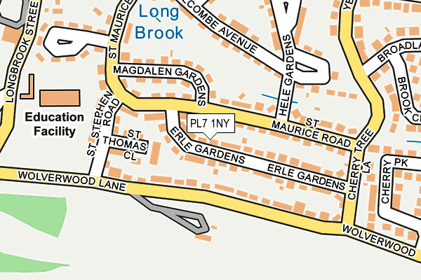 PL7 1NY map - OS OpenMap – Local (Ordnance Survey)