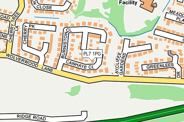 PL7 1PG map - OS OpenMap – Local (Ordnance Survey)