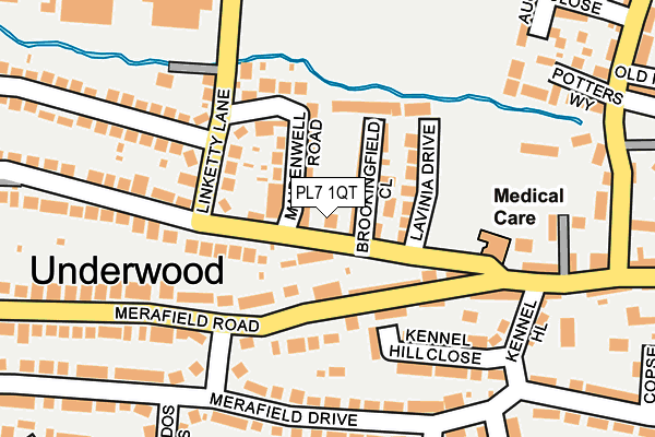 PL7 1QT map - OS OpenMap – Local (Ordnance Survey)