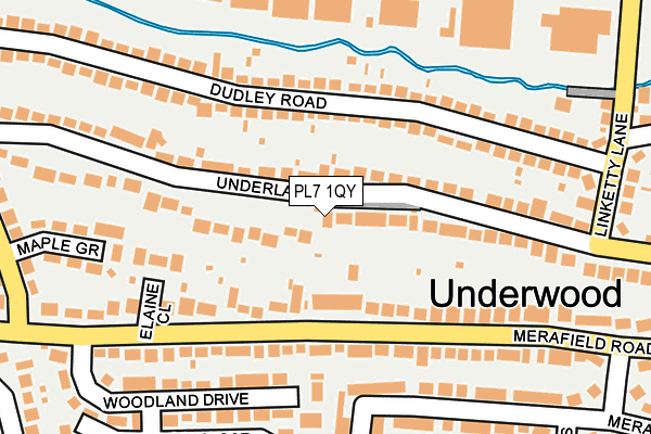 PL7 1QY map - OS OpenMap – Local (Ordnance Survey)