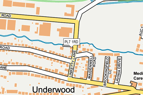 PL7 1RD map - OS OpenMap – Local (Ordnance Survey)