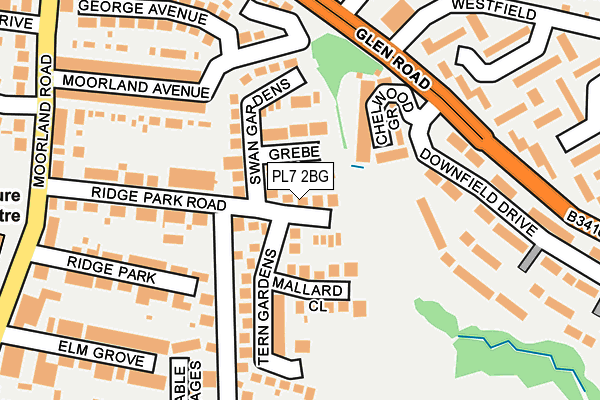 PL7 2BG map - OS OpenMap – Local (Ordnance Survey)