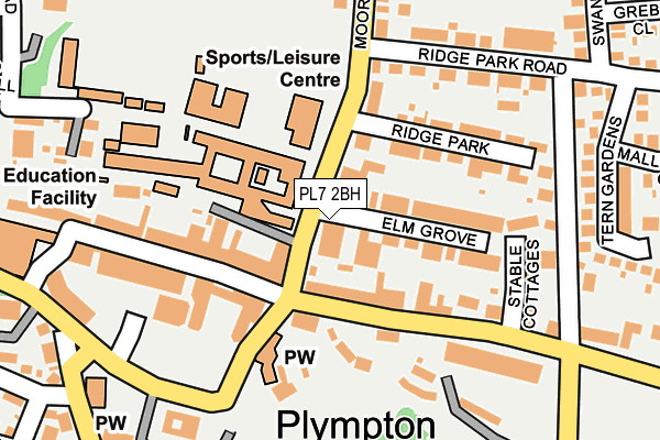 PL7 2BH map - OS OpenMap – Local (Ordnance Survey)