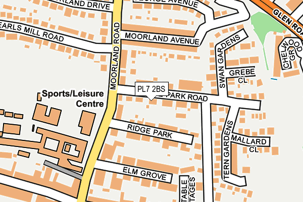 PL7 2BS map - OS OpenMap – Local (Ordnance Survey)