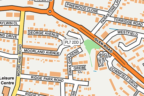 PL7 2DD map - OS OpenMap – Local (Ordnance Survey)