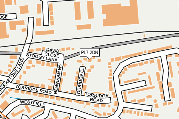 PL7 2DN map - OS OpenMap – Local (Ordnance Survey)