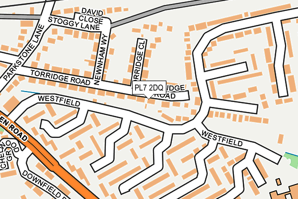 PL7 2DQ map - OS OpenMap – Local (Ordnance Survey)