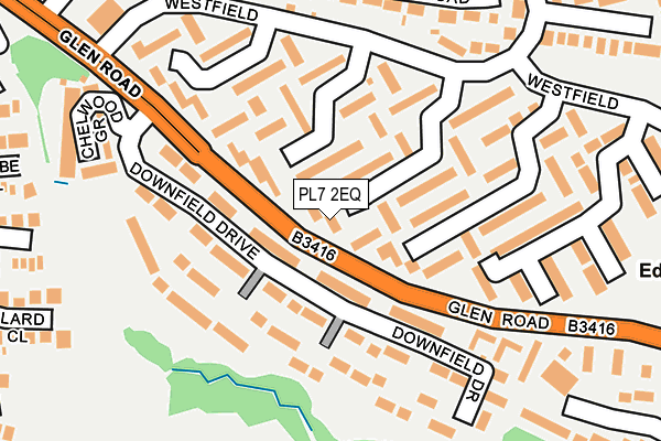 PL7 2EQ map - OS OpenMap – Local (Ordnance Survey)