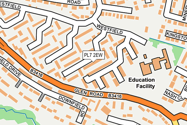 PL7 2EW map - OS OpenMap – Local (Ordnance Survey)