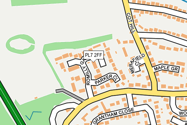 PL7 2FF map - OS OpenMap – Local (Ordnance Survey)