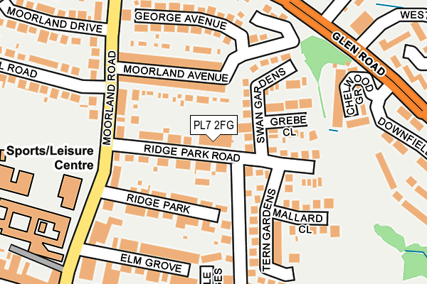 PL7 2FG map - OS OpenMap – Local (Ordnance Survey)