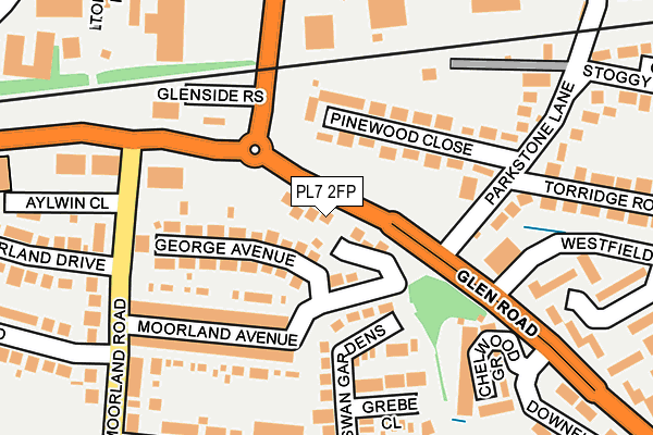 PL7 2FP map - OS OpenMap – Local (Ordnance Survey)