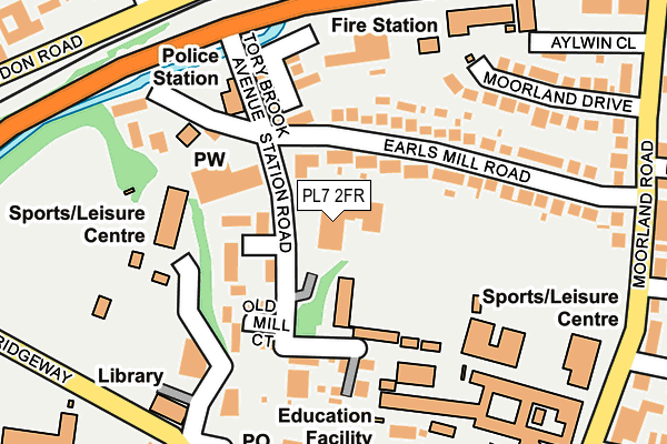 PL7 2FR map - OS OpenMap – Local (Ordnance Survey)