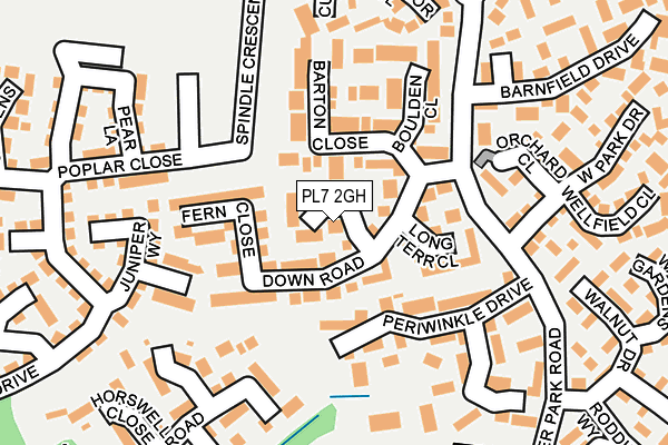 PL7 2GH map - OS OpenMap – Local (Ordnance Survey)