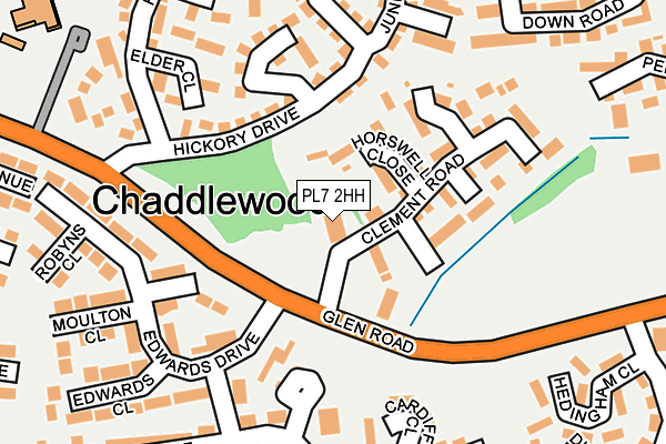 PL7 2HH map - OS OpenMap – Local (Ordnance Survey)