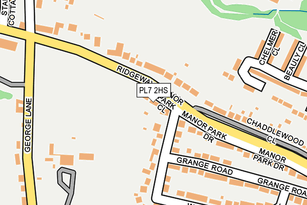 PL7 2HS map - OS OpenMap – Local (Ordnance Survey)
